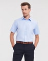 Overhemd Korte Mouw Russell Herringbone R-963M-0